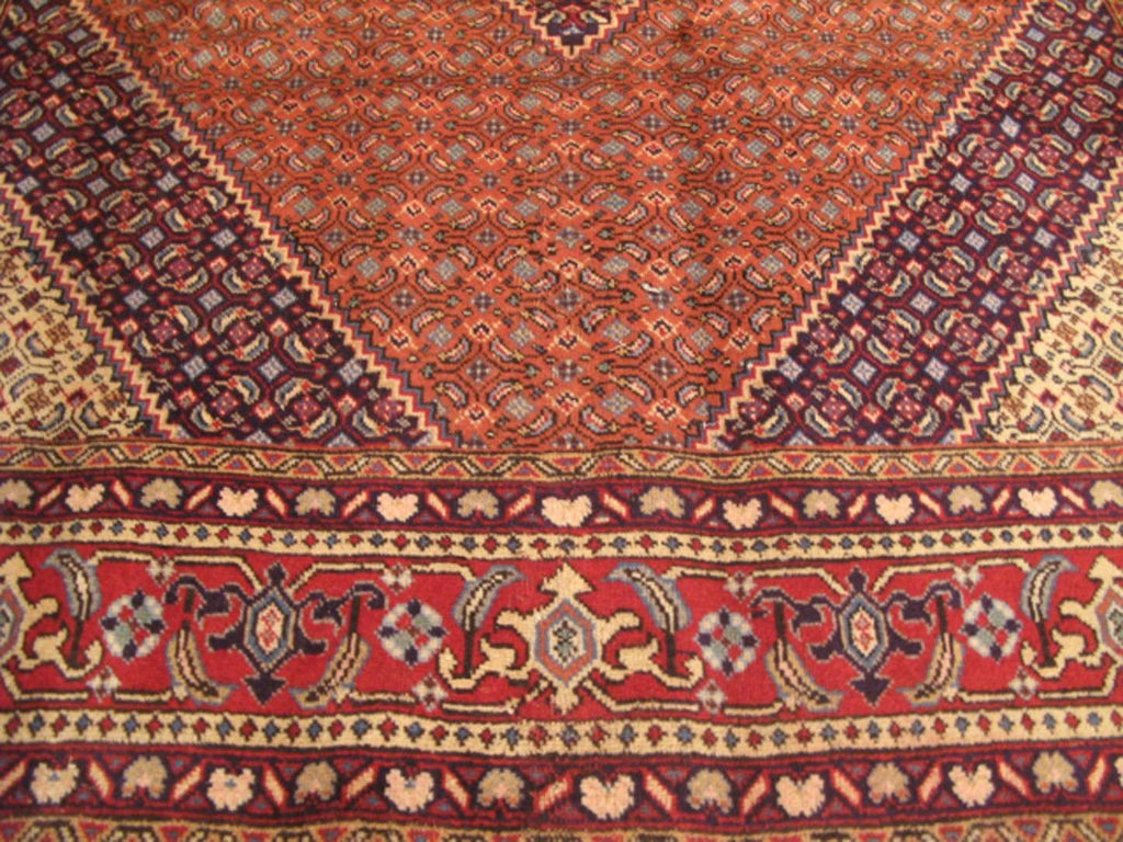 6' 4" x 9' 9" Persian Bijar Rug image 1