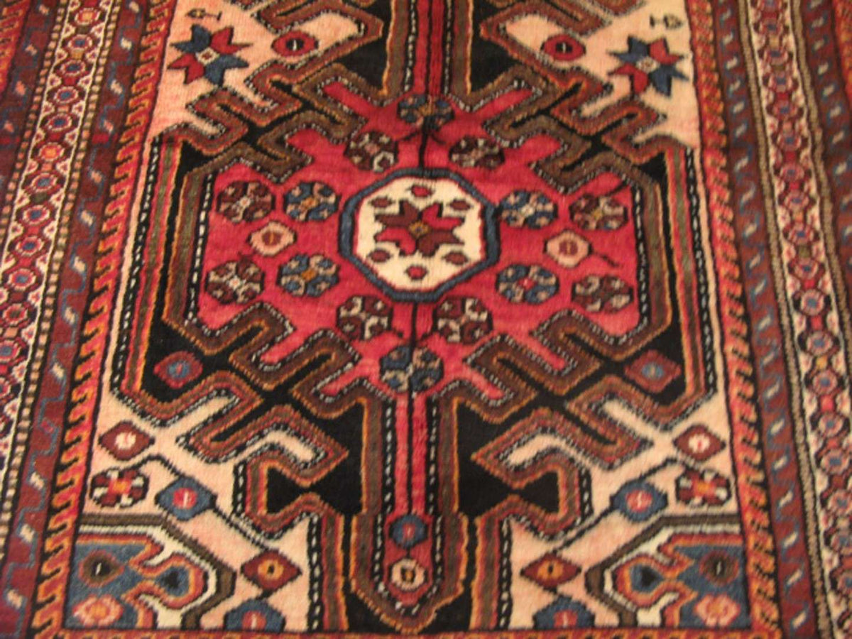 3' 5" x 10' 4" Persian Mazlaghan Runner image 2