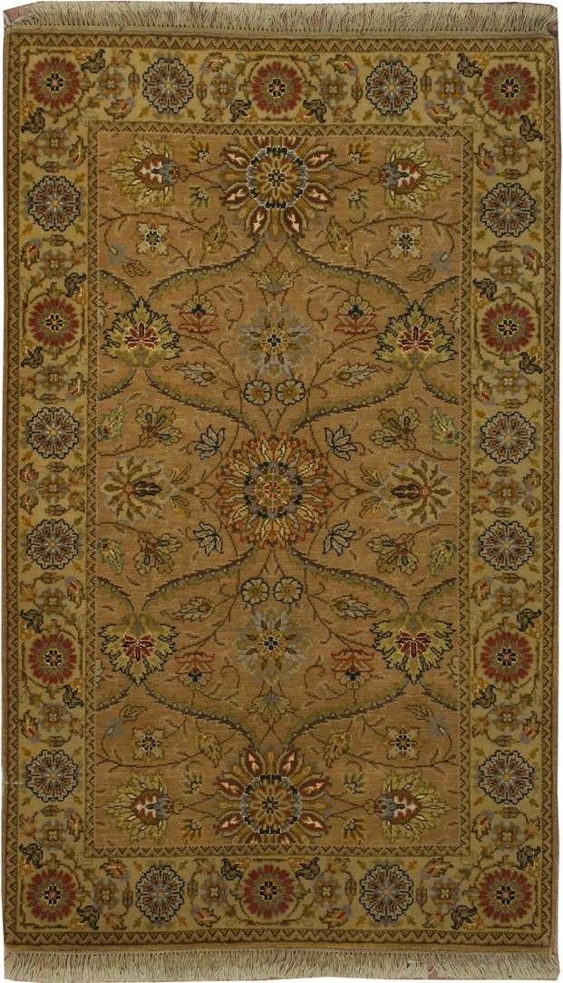 2' 5" x 4' 2" India Agra Rug image 0