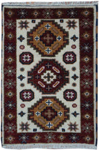 2' 0" x 3' 0" India Kazak Rug image 0