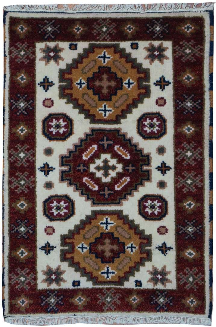 2' 0" x 3' 0" India Kazak Rug image 0