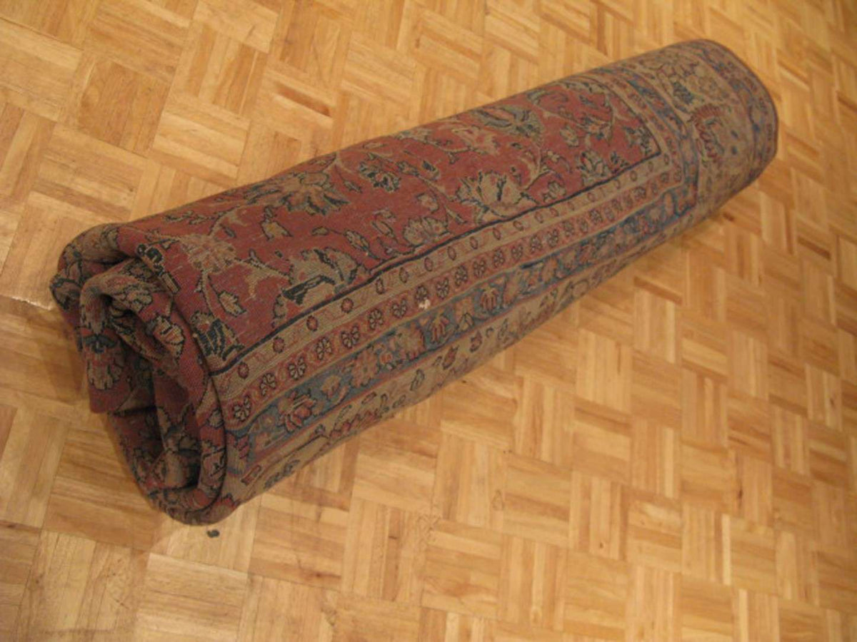 10' 4" x 12' 0" Persian Sarouk Rug image 11