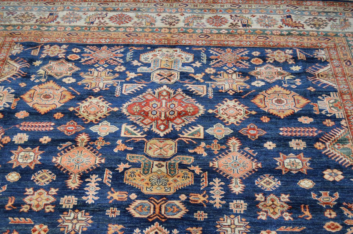 8' 1" x 10' 4" Pakistan Kazak Rug image 4
