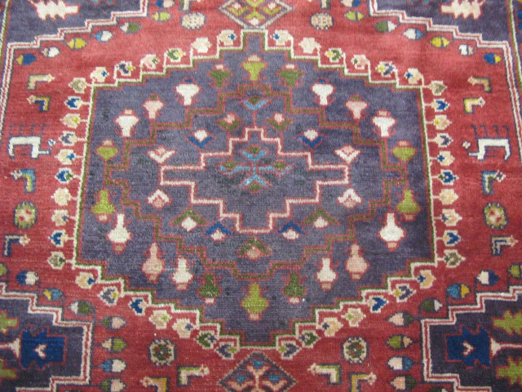 3' 6" x 10' 5" Persian Meshkin Runner image 8
