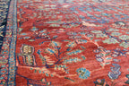 8' 8" x 12' 0" Persian Sarouk Rug image 2