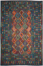 6' 6" x 10' 0" India Kilim Rug image 0