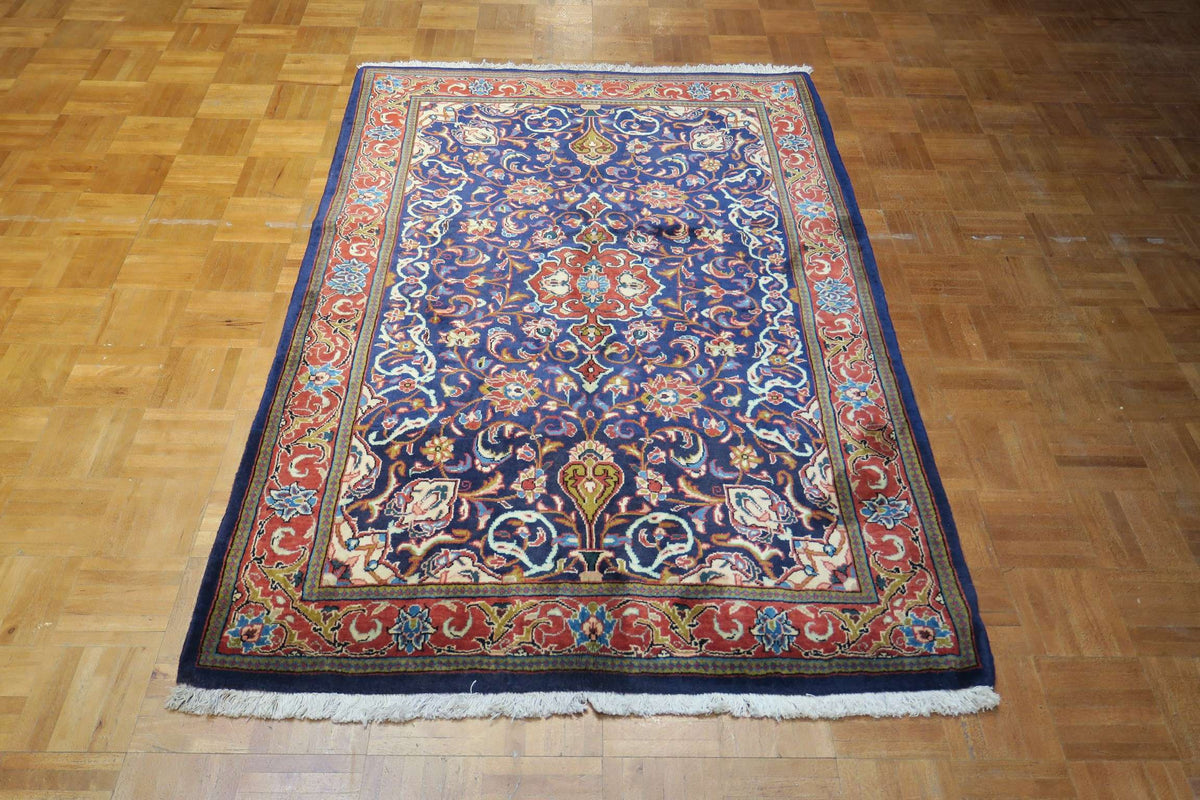 3' 7" x 5' 6" Persian Sarouk Rug image 7
