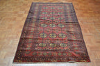 4' 0" x 6' 9" Afghanistan Belouch Rug image 1
