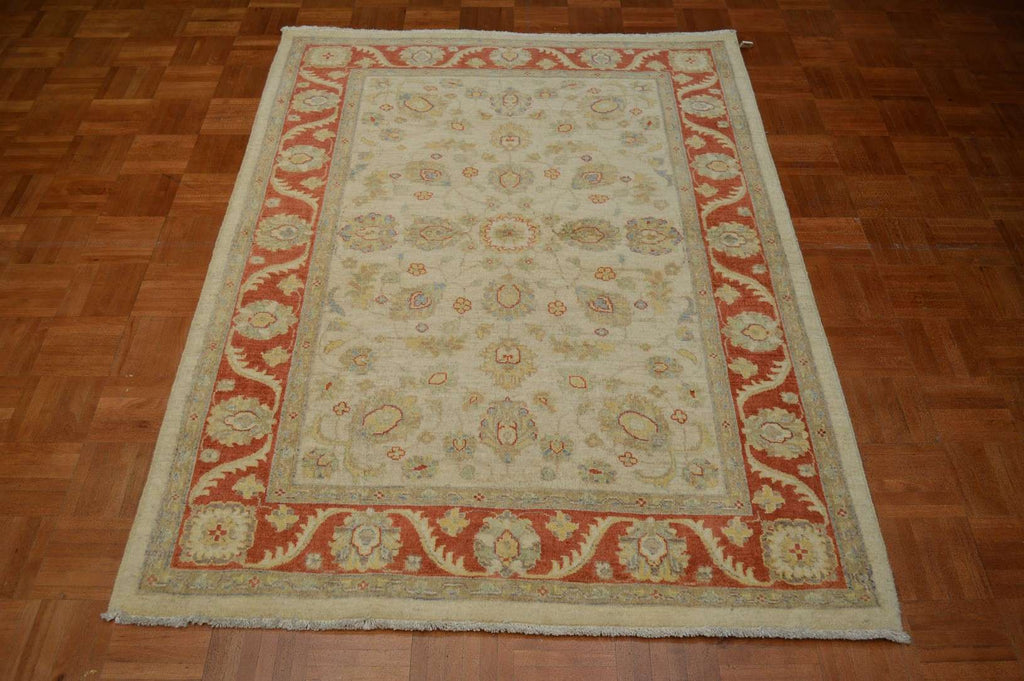 4' 0" x 5' 7" Pakistan Peshawar Rug image 1