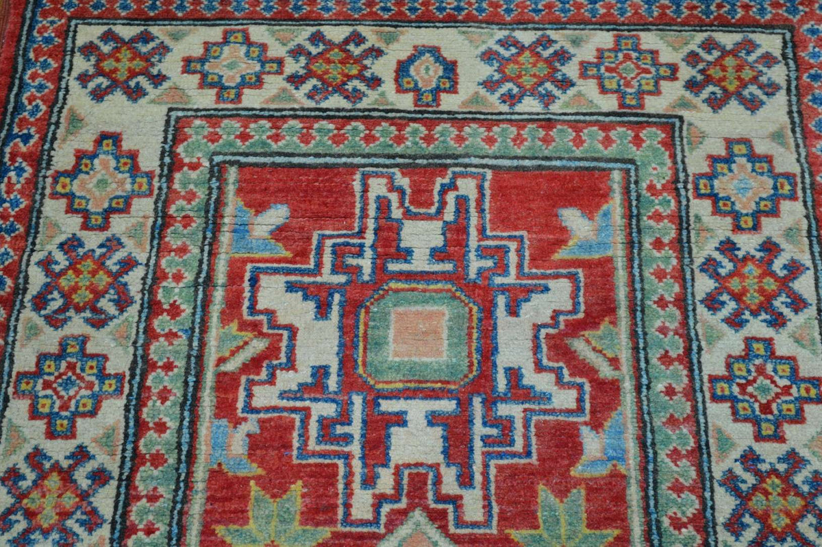 2' 8" x 11' 2" Pakistan Kazak Runner image 6