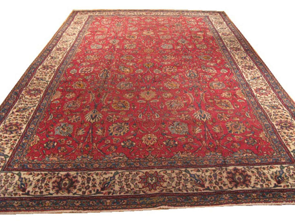 9' 5" x 15' 6" Persian Tabriz Rug image 0