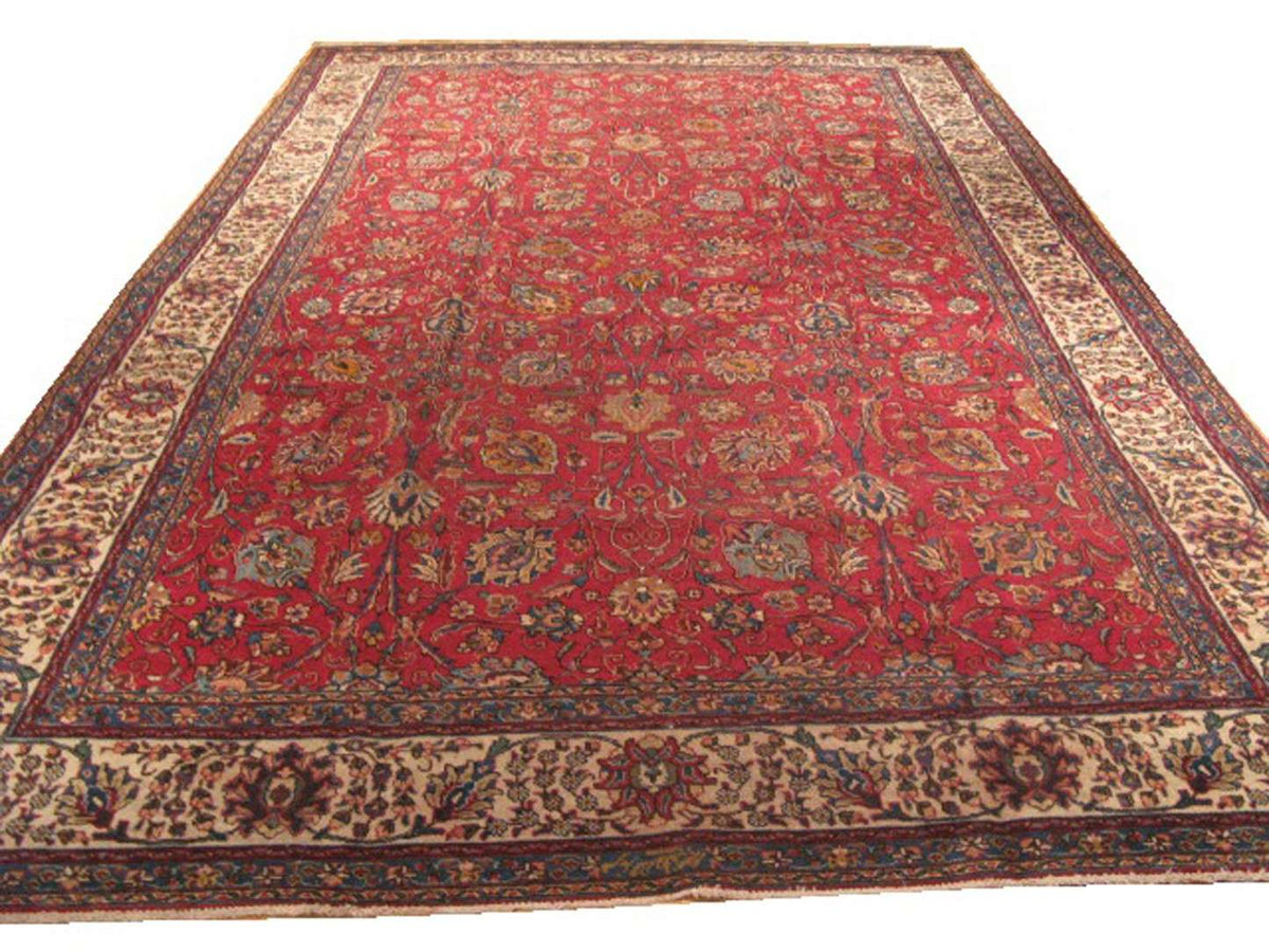 9' 5" x 15' 6" Persian Tabriz Rug image 0
