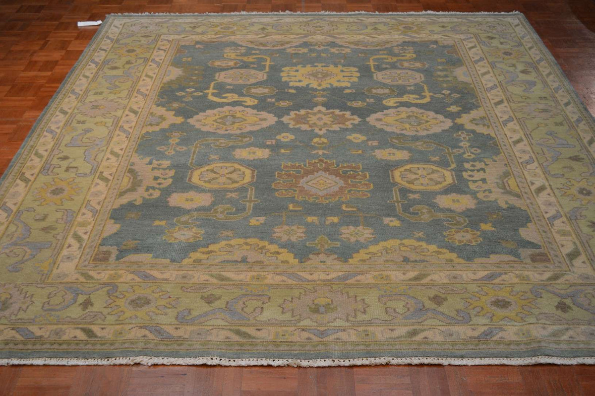 8' 1" x 9' 8" India Oushak Rug image 1