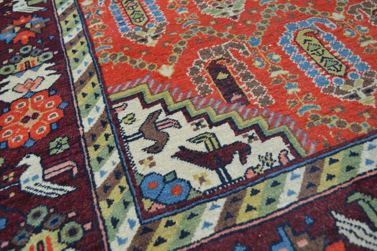 4' 5" x 7' 1" Caucasian Shirvan Rug image 8