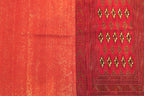 1' 9" x 4' 3" Vintage Turkeman Rug image 8