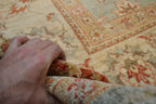 8' 8" x 11' 1" Pakistan Kazak Rug image 3