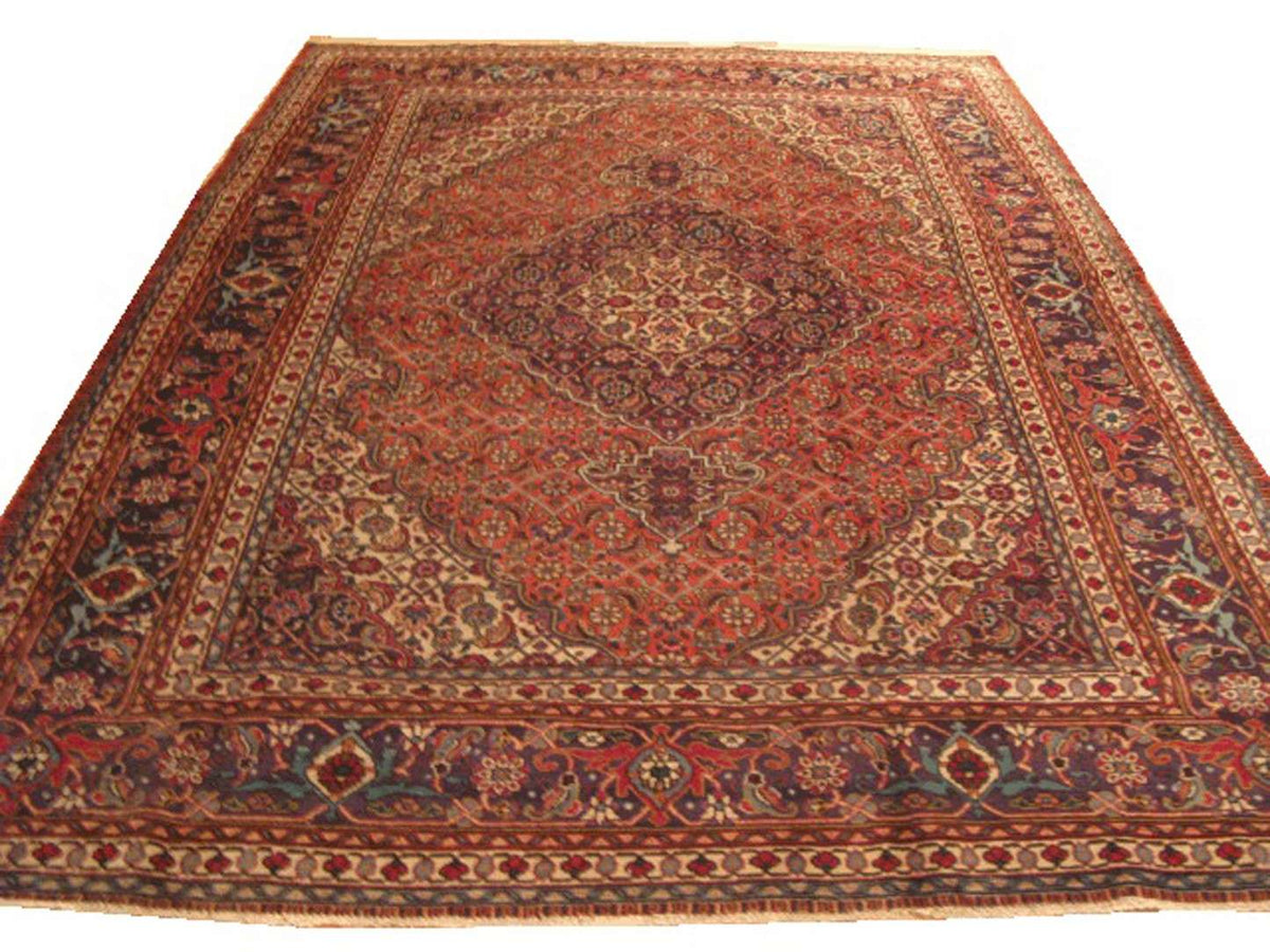 8' 0" x 11' 2" Persian Tabriz Rug image 0