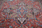 7' 8" x 10' 6" Persian Heriz Rug image 9