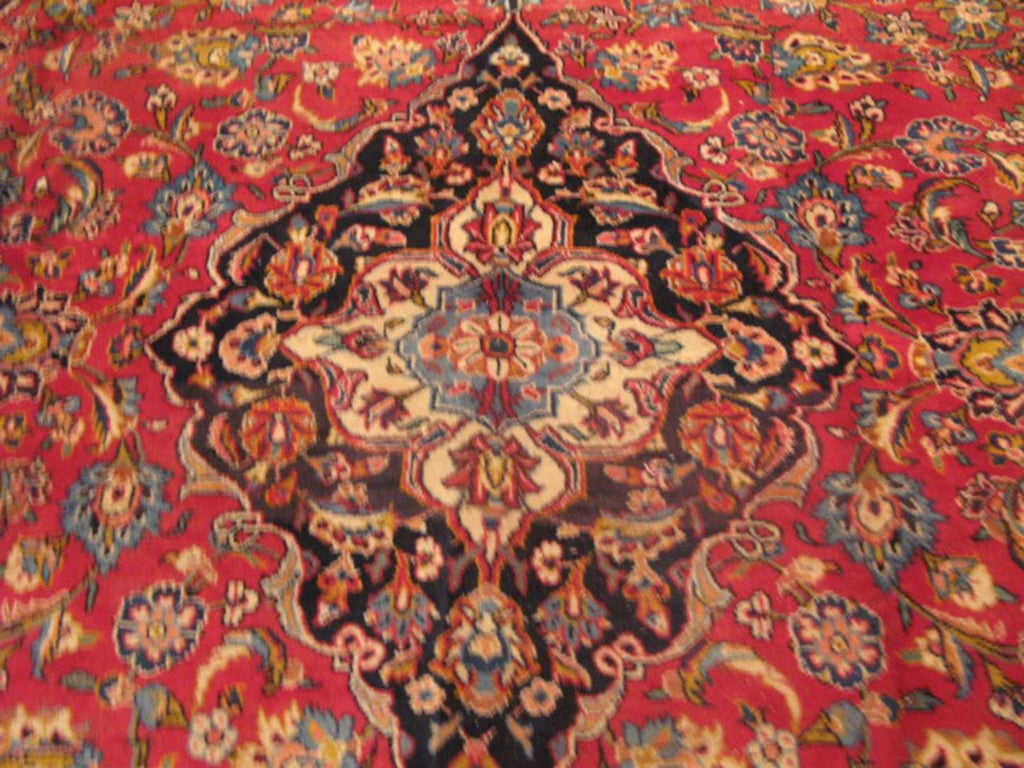 8' 1" x 12' 0" Persian Kashan Rug image 8