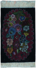 0' 8" x 1' 6" Persian Tabriz Rug image 0