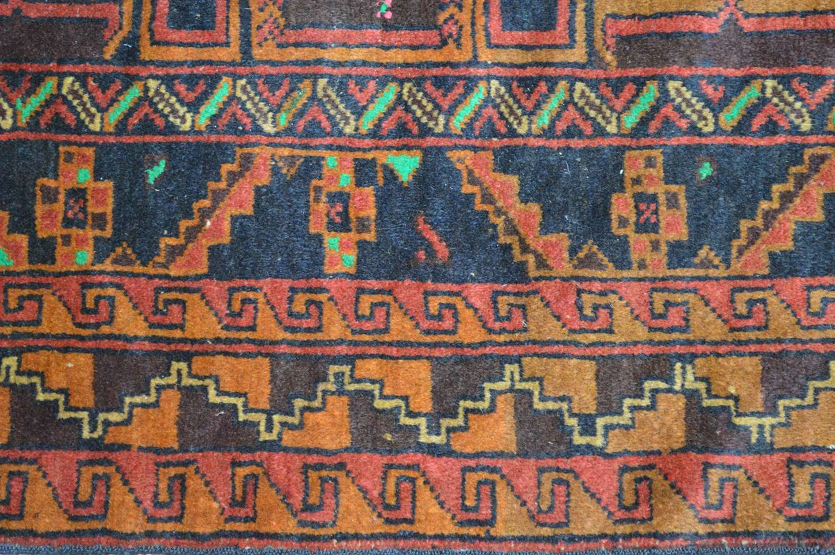 3' 6" x 6' 7" Afghanistan Belouch Rug image 8
