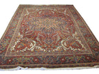 8' 0" x 11' 0" Persian Heriz Rug image 0