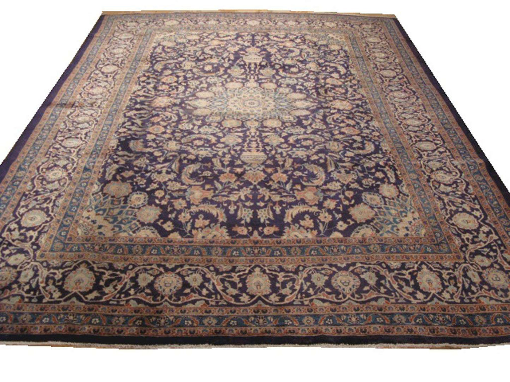 8' 5" x 11' 6" Persian Kashmar Rug image 0