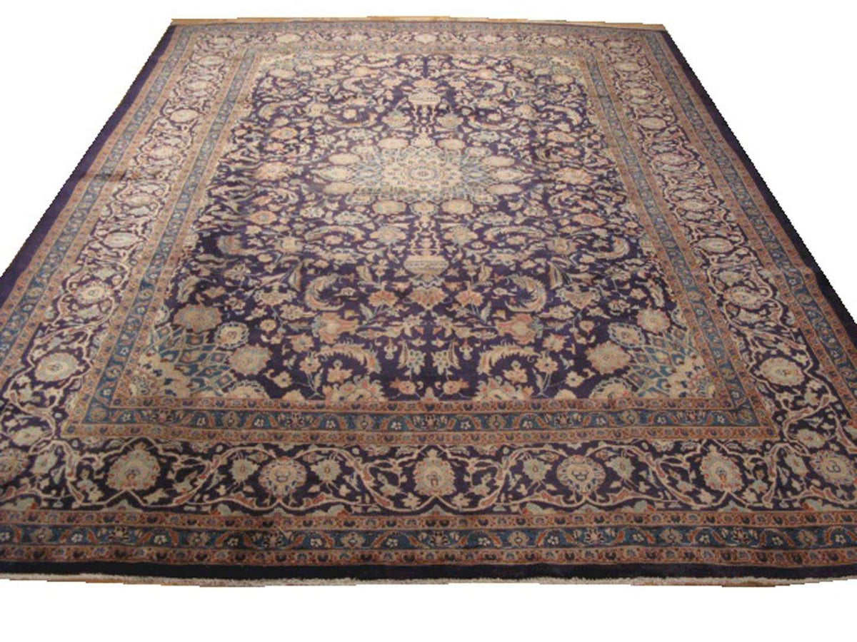8' 5" x 11' 6" Persian Kashmar Rug image 0