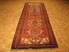 3' 9" x 10' 7" Persian Heriz Runner image 1