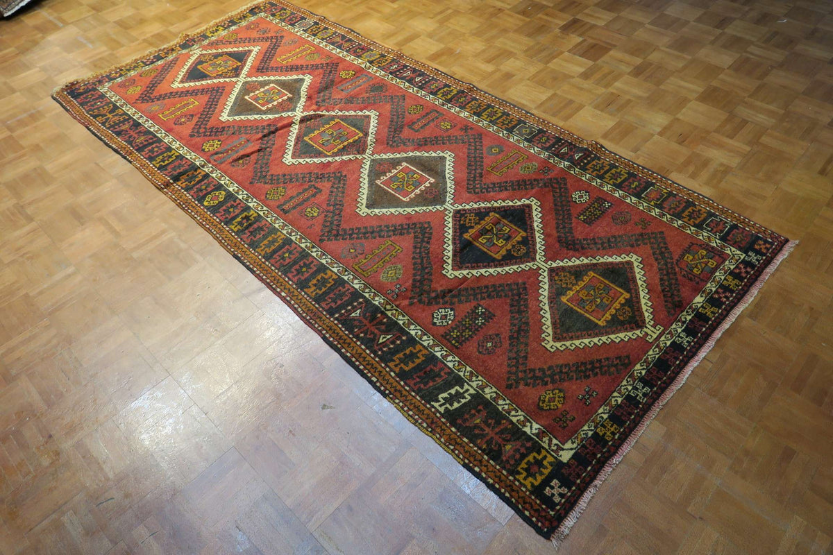 4'1'' x 8'8'' Persian Hamadan Runner image 11
