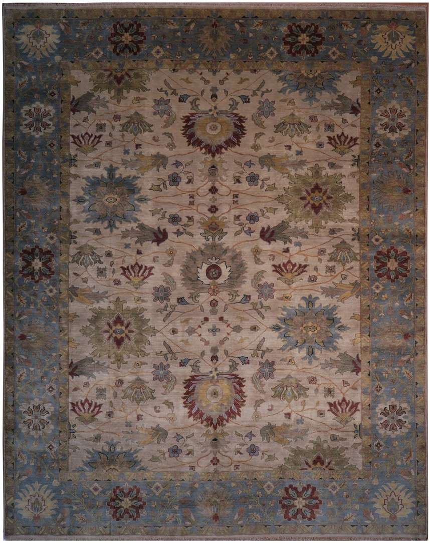 9' 0" x 11' 5" India Mahal Rug image 0