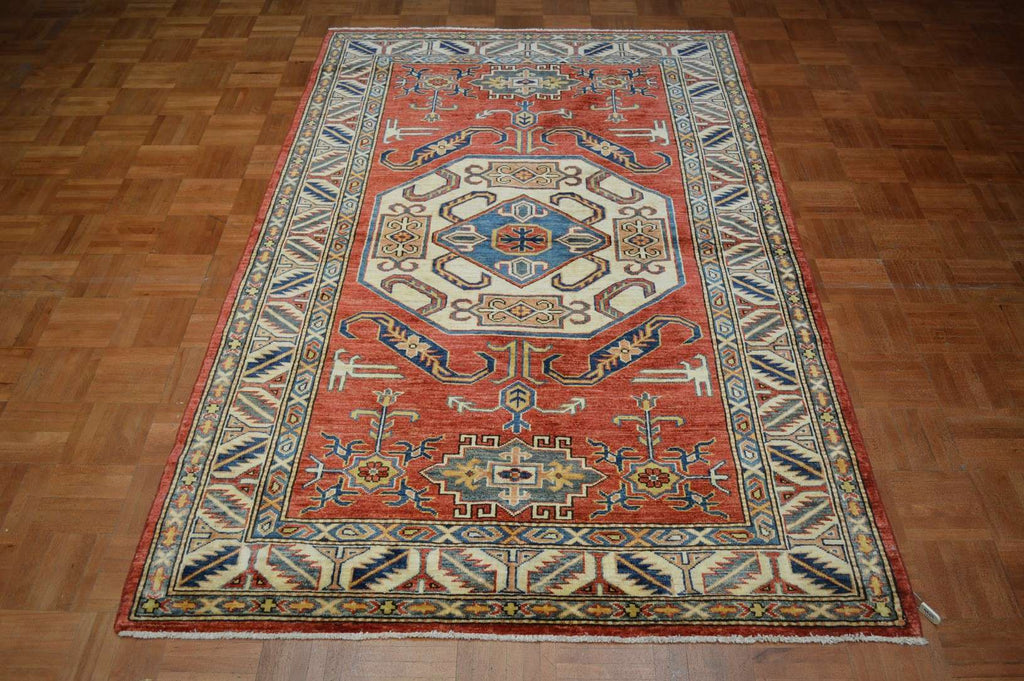 4' 3" x 7' 0" Pakistan Kazak Rug image 1