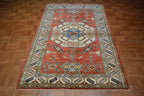 4' 3" x 7' 0" Pakistan Kazak Rug image 1