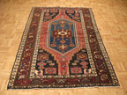 4' 5" x 6' 1" Persian Shahsavan Rug image 1