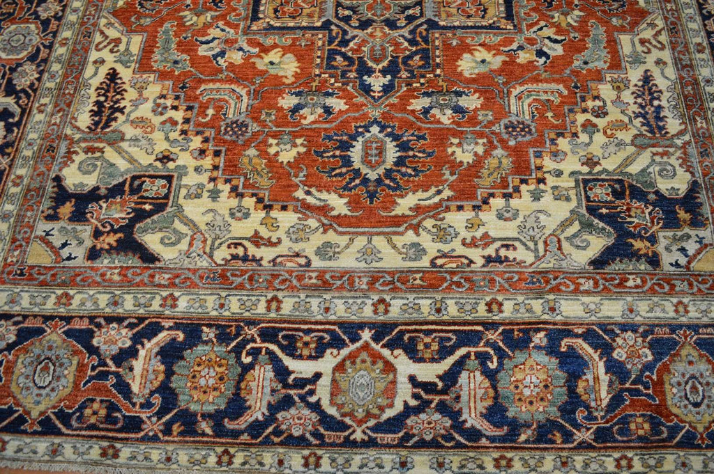 8' 3" x 9' 8" Pakistan Serapi Rug image 3