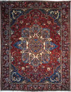 9' 2" x 11' 8" Persian Bakhtiari Rug image 0