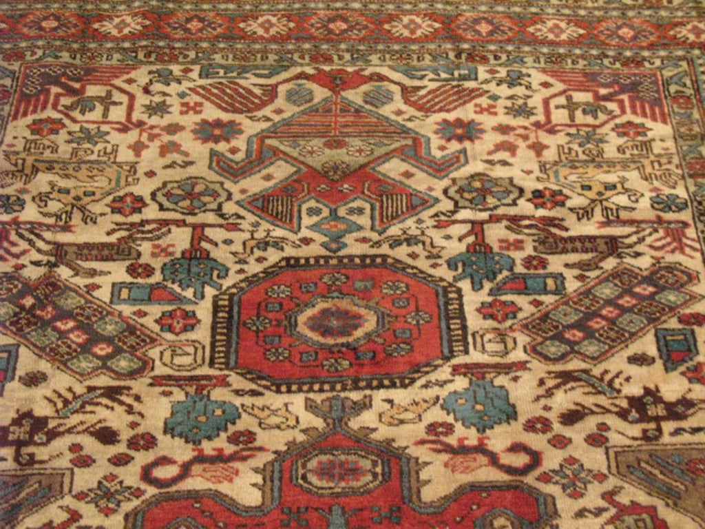 4' 8" x 6' 7" Persian Ardabil Rug image 2