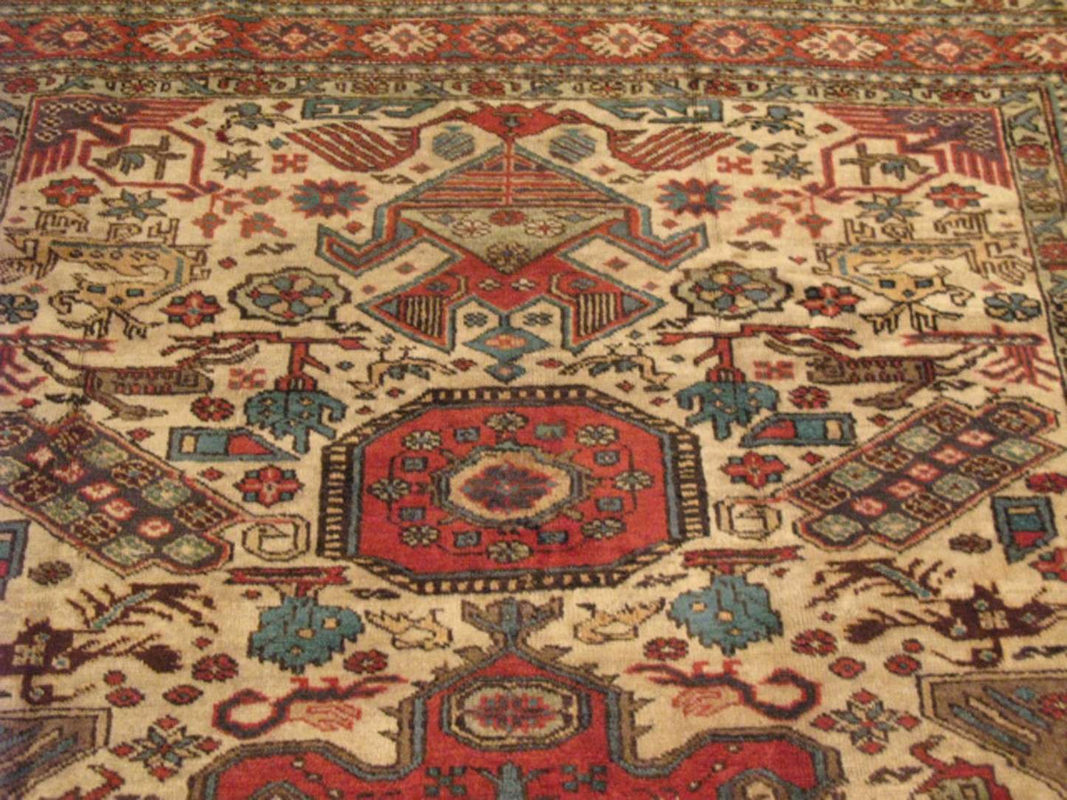 4' 8" x 6' 7" Persian Ardabil Rug image 2