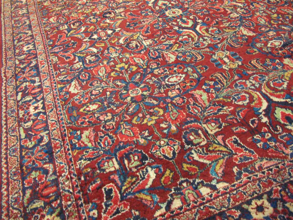 7' 5" x 10' 0" Persian Sarouk Rug image 2