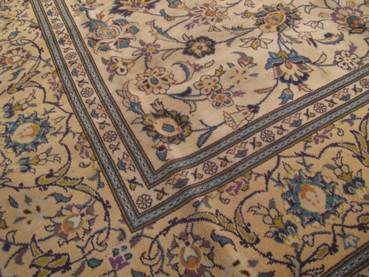 7' 0" x 10' 1" Persian Kashan Rug image 3