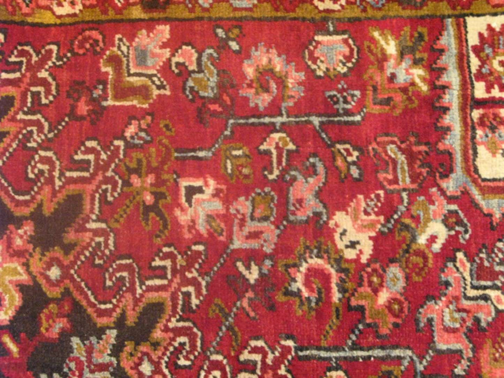 7' 3" x 10' 4" Persian Heriz Rug image 4