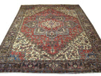 7' 9" x 10' 9" Persian Heriz Rug image 0