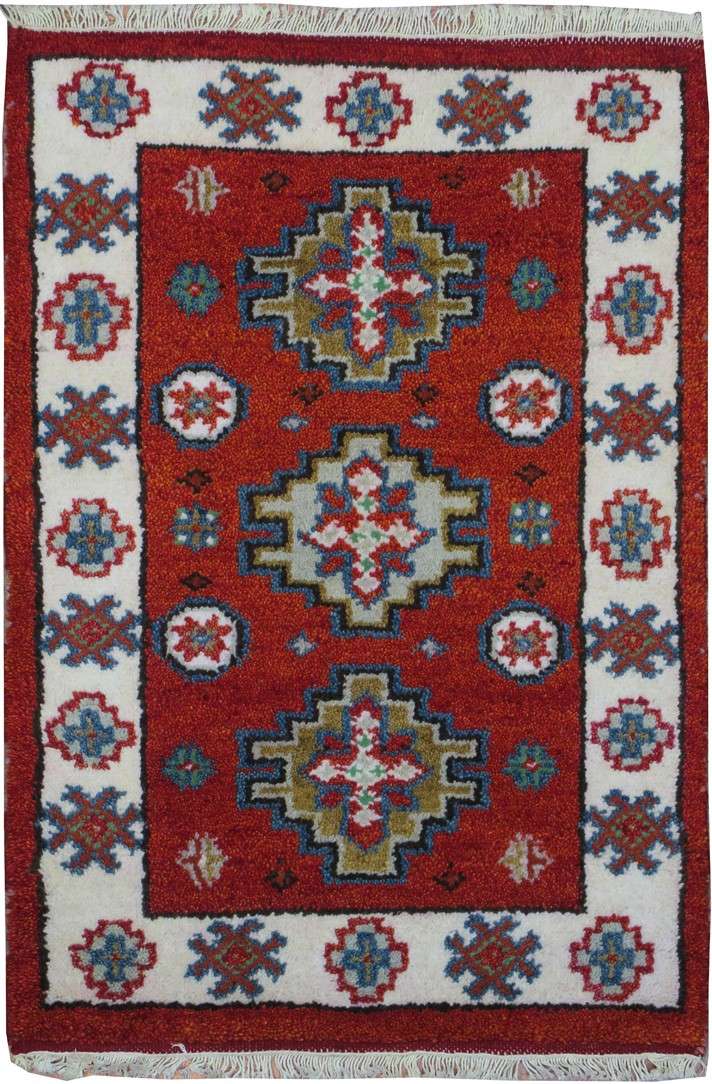 2' 0" x 3' 0" India Kazak Rug image 0