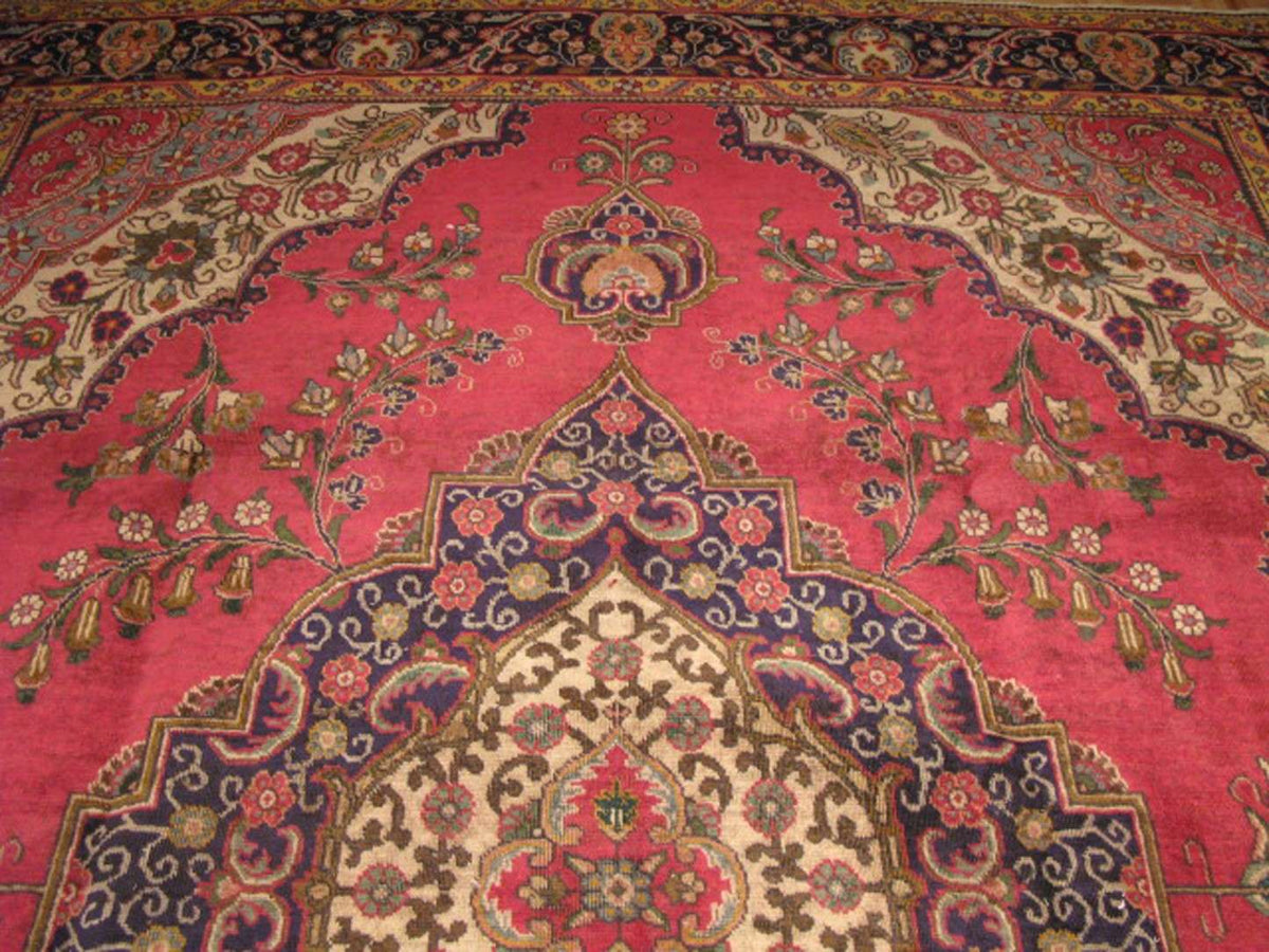 10' 0" x 12' 9" Persian Tabriz Rug image 6