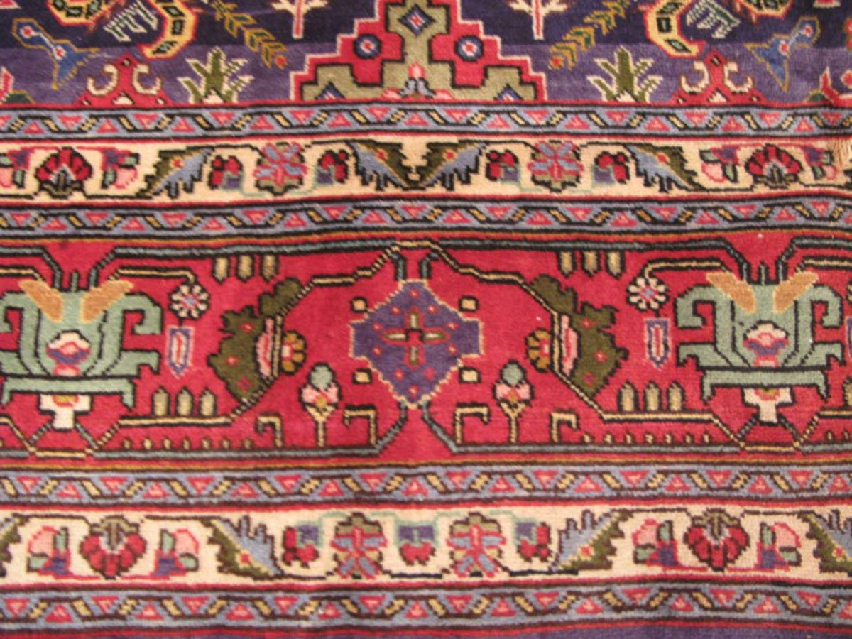 7' 1" x 11' 4" Persian Tabriz Rug image 10