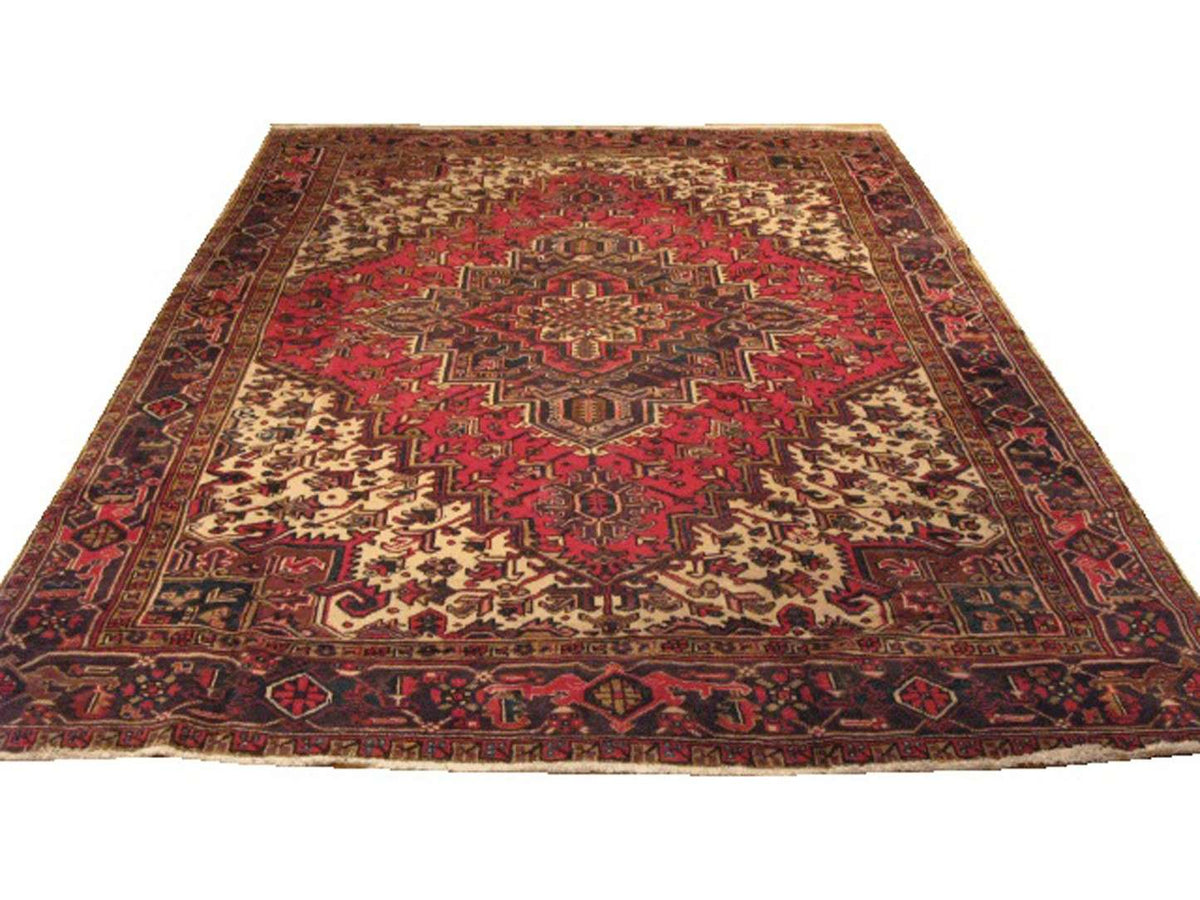 8' 0" x 10' 6" Persian Heriz Rug image 0