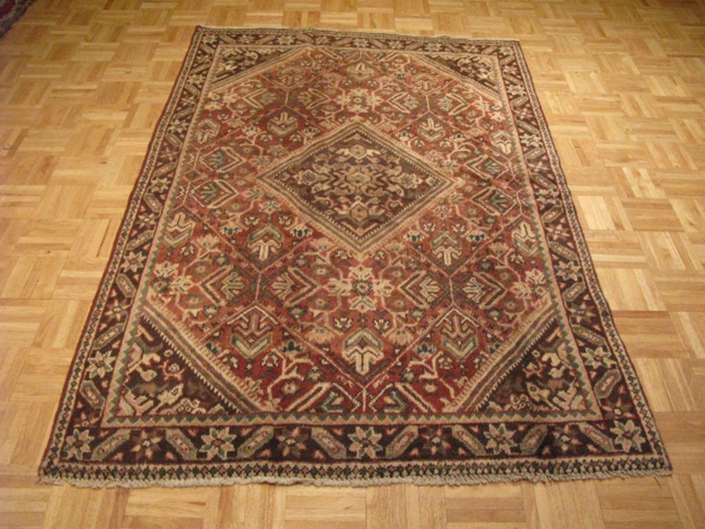 4' 3" x 6' 6" Vintage Mahal Rug image 1