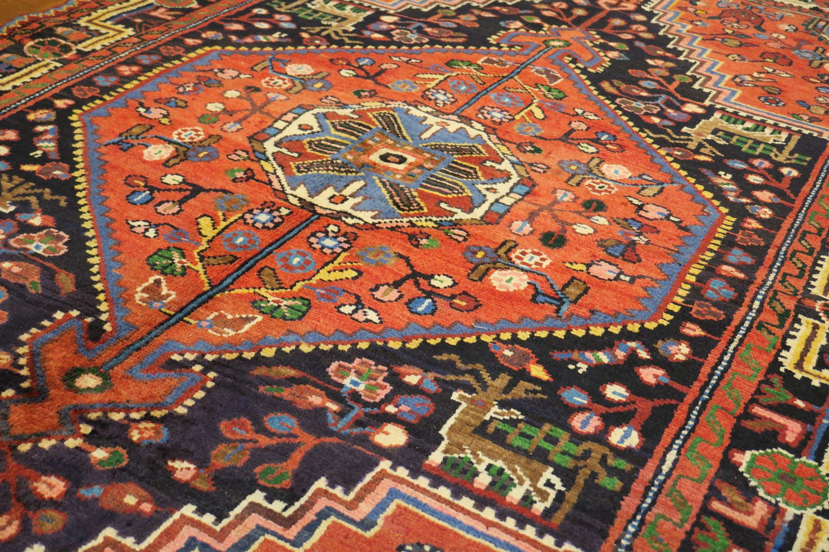 4' 1" x 6' 9" Persian Hamadan Rug image 10