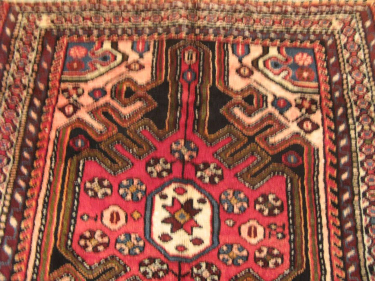 3' 5" x 10' 4" Persian Mazlaghan Runner image 8