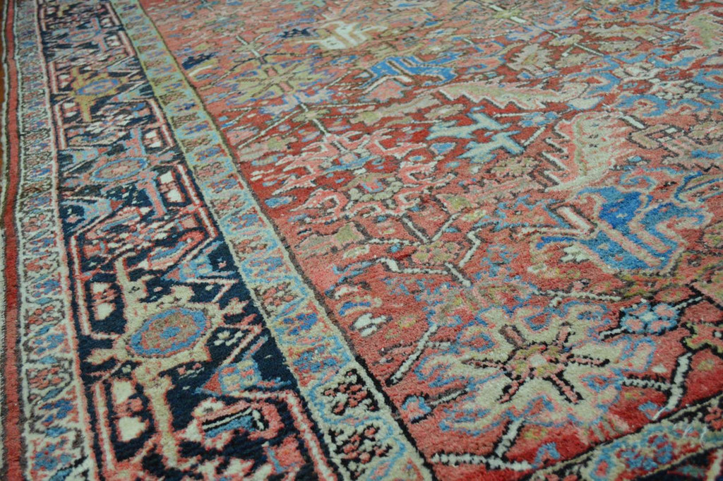 7' 3" x 10' 3" Persian Heriz Rug image 6